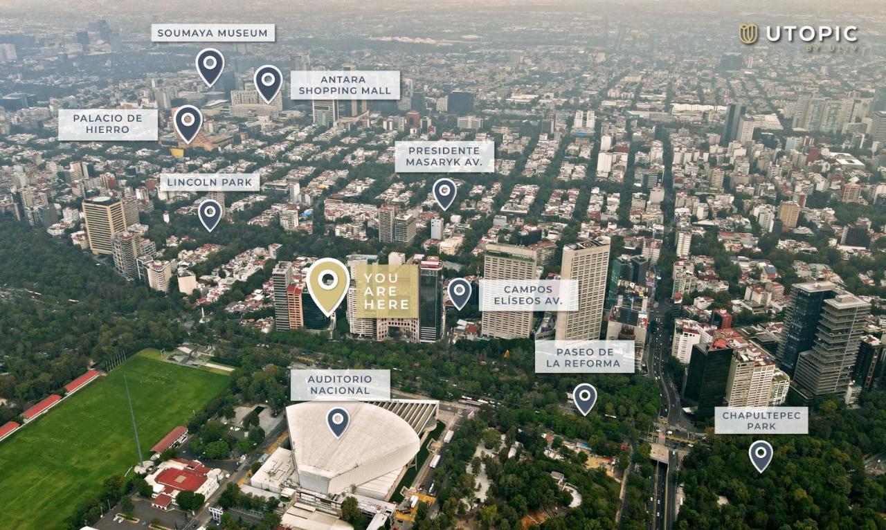 Utopic Campos Eliseos By Uliv Ciudad de México Exteriér fotografie